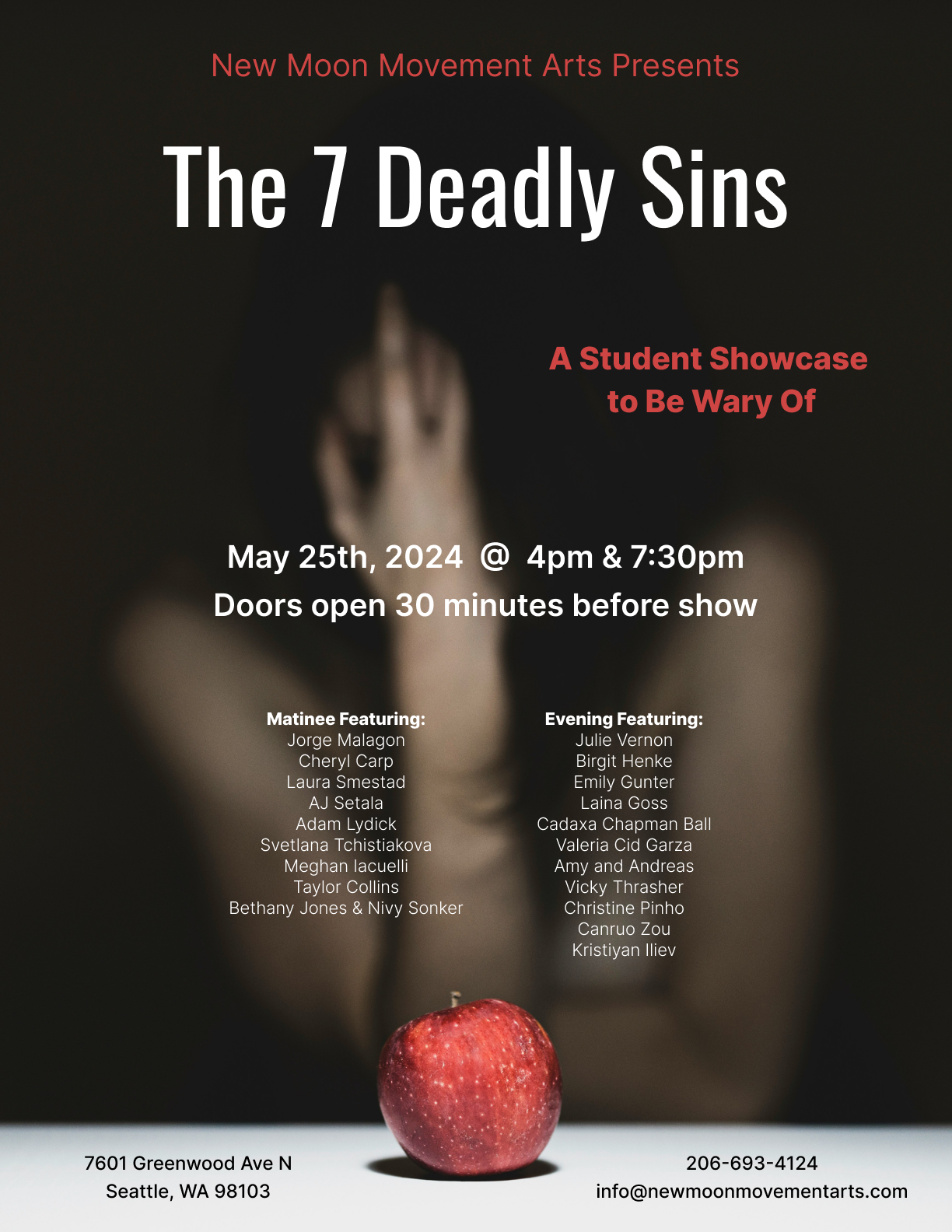 7 Deadly Sins: A Spring Student Spectacular post thumbnail